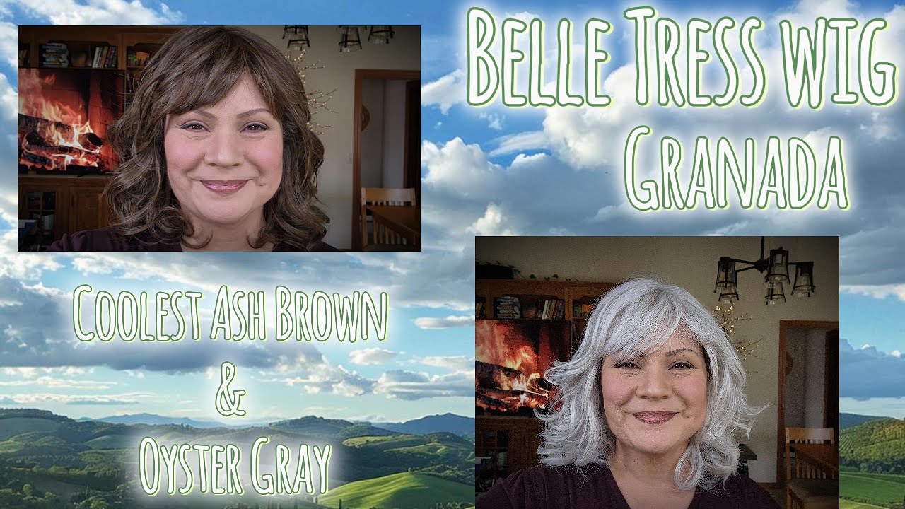Belle Tress || Granada in Coolest Ash Brown & Oyster Gray || Wig Review