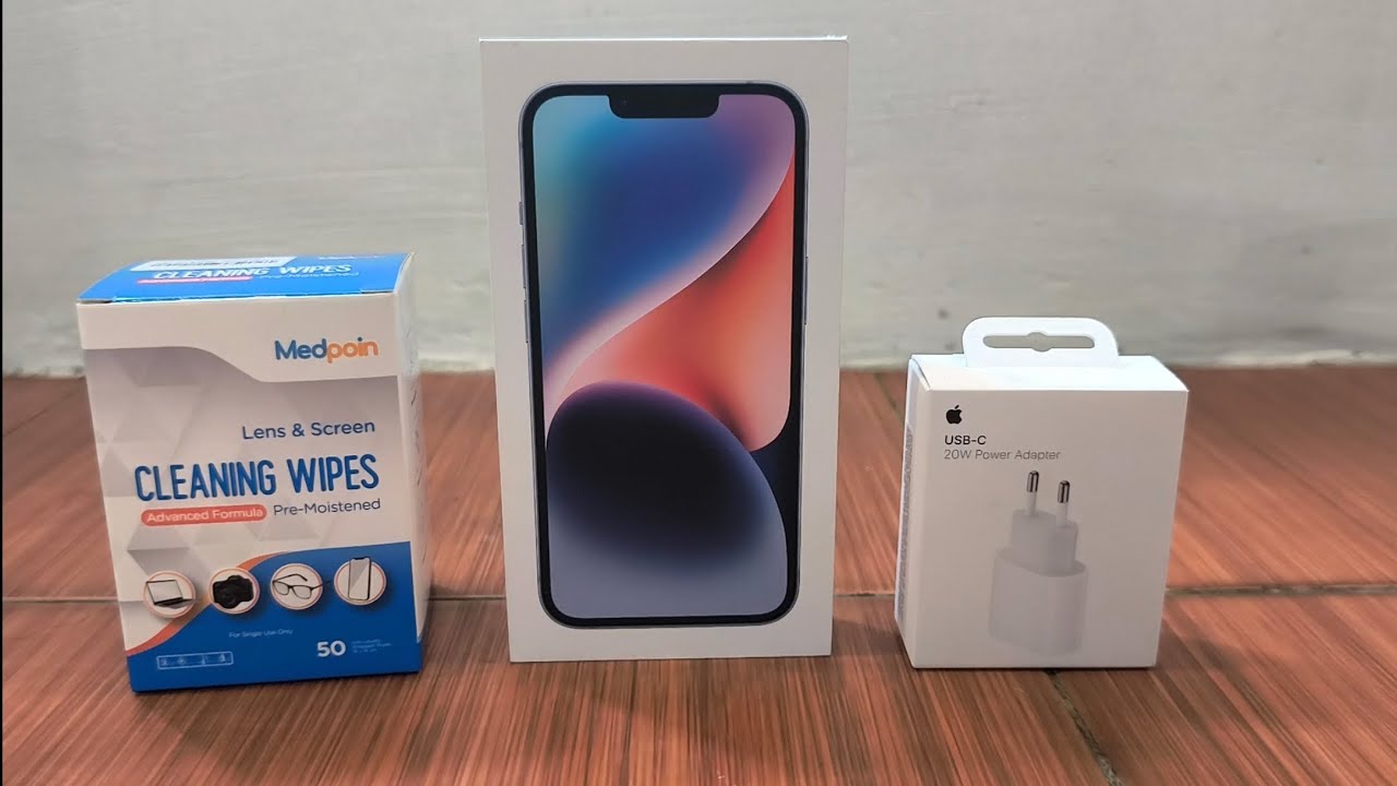 Unboxing and test my new phones iPhone 14 blue 128gb ibox