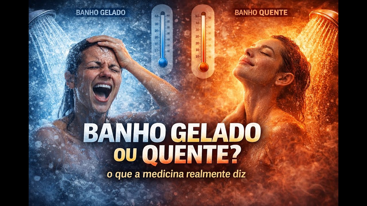 BANHO GELADO X BANHO QUENTE: O que a MEDICINA conta!