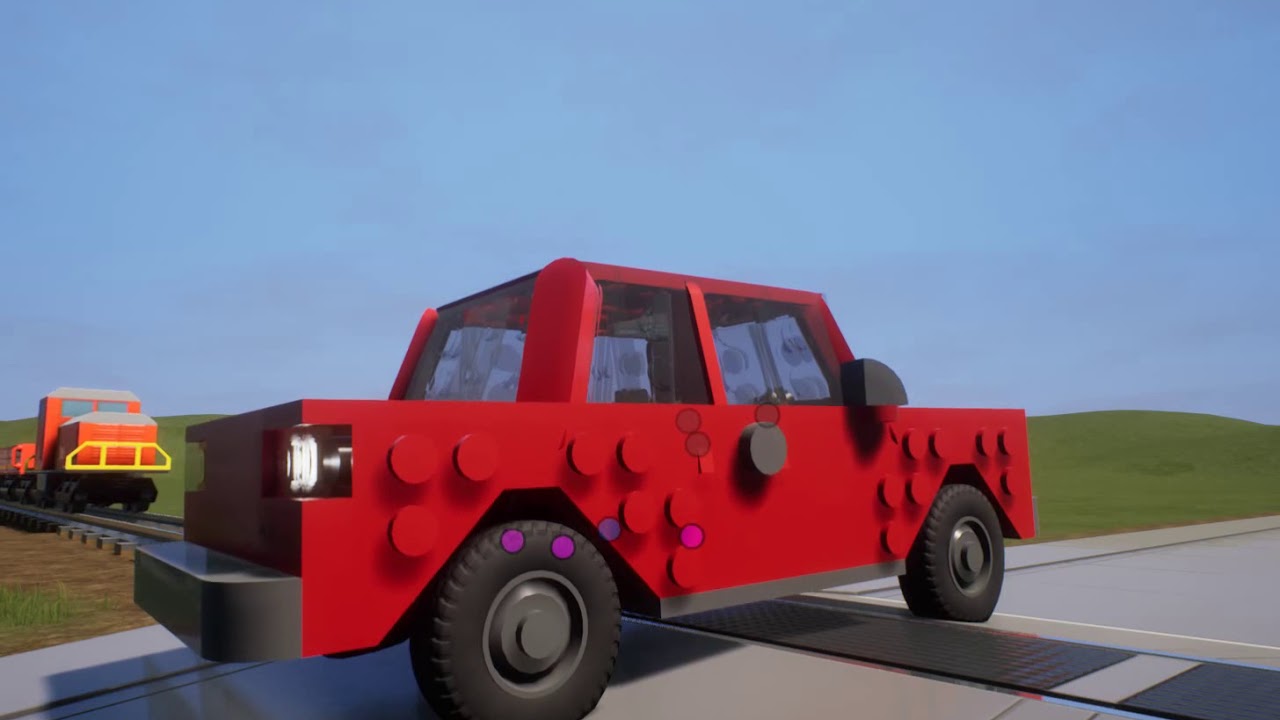 Brick Rigs [SoftBody] Train Crash PK 33