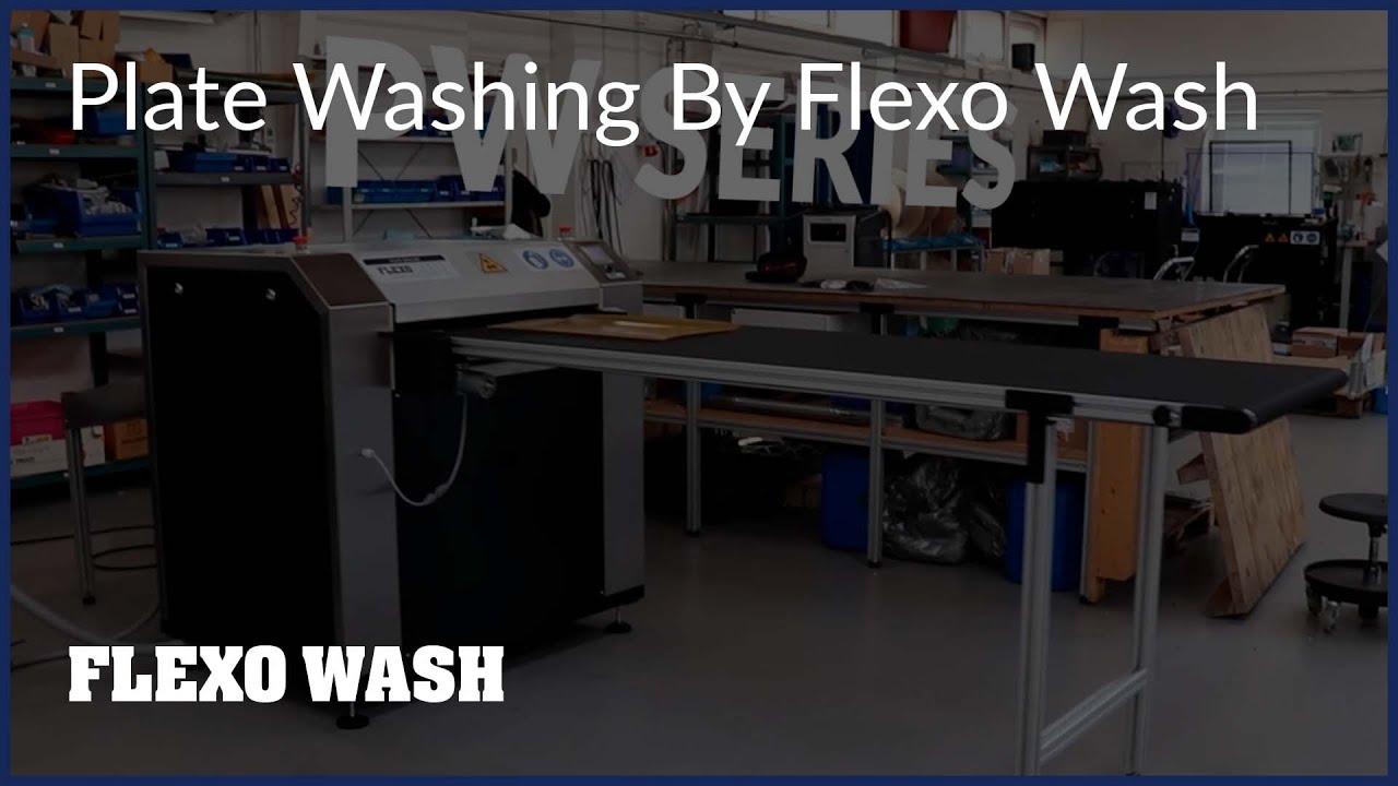 Plate washing By Flexo Wash