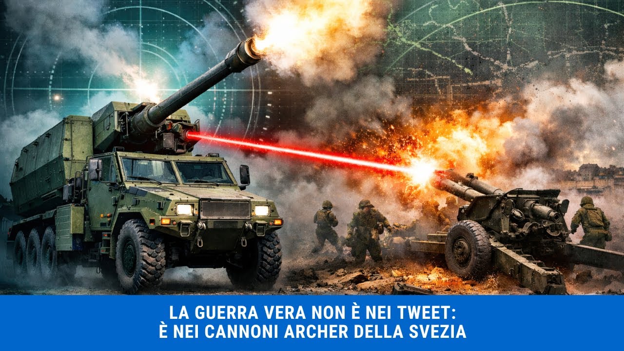 La guerra vera non è nei tweet: è nei cannoni Archer della Svezia