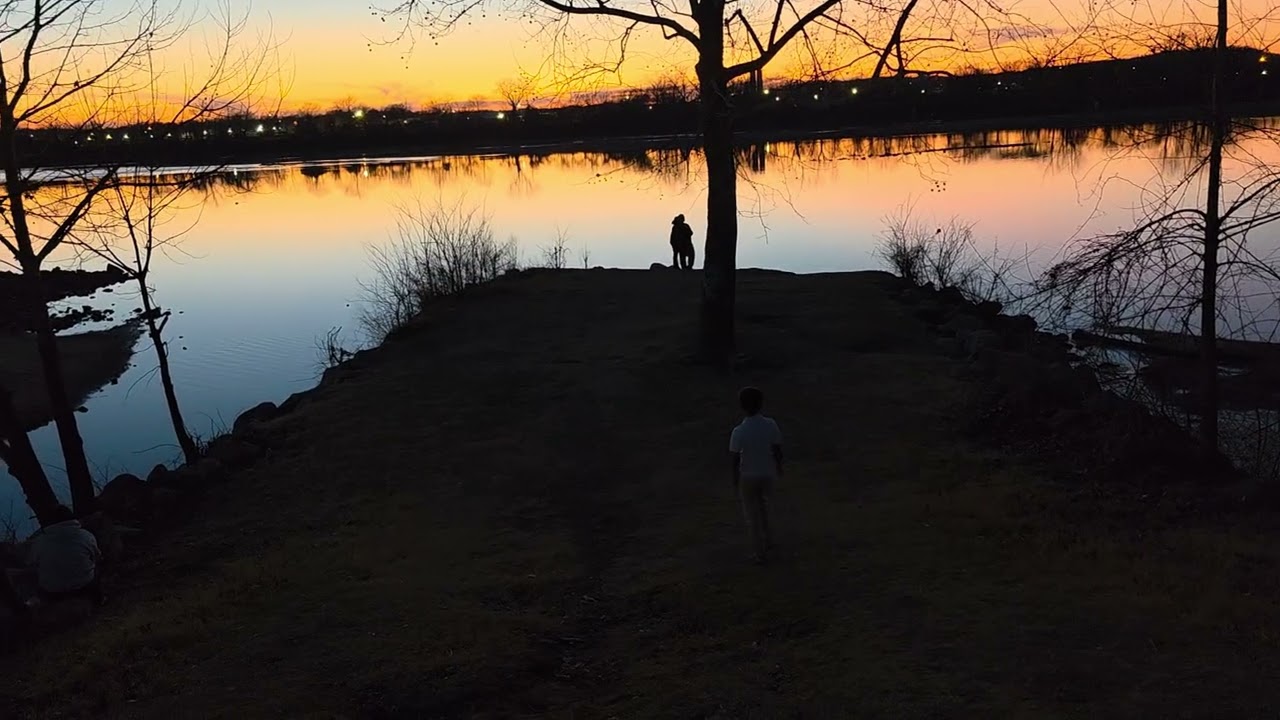 Mardav enjoying the view at the bank of Arkansas