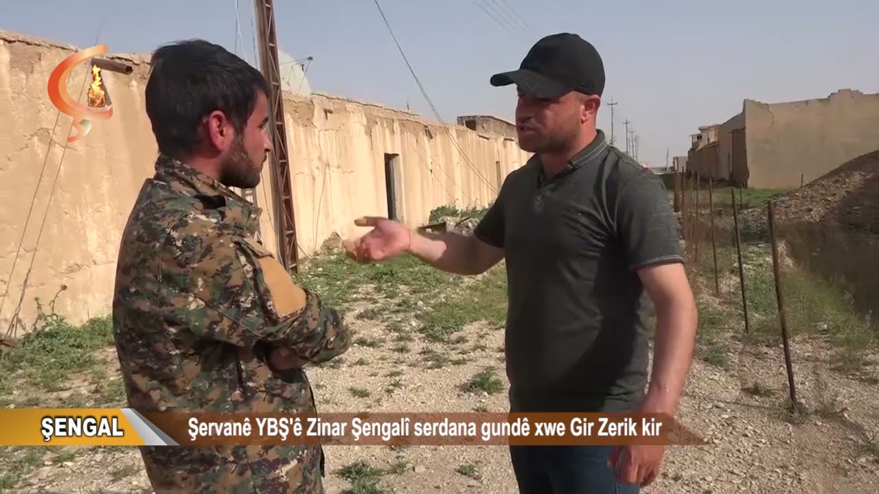 ŞENGAL   Şervanê YBŞ'ê Zinar Şengalî serdana gundê xwe Gir Zerik kir