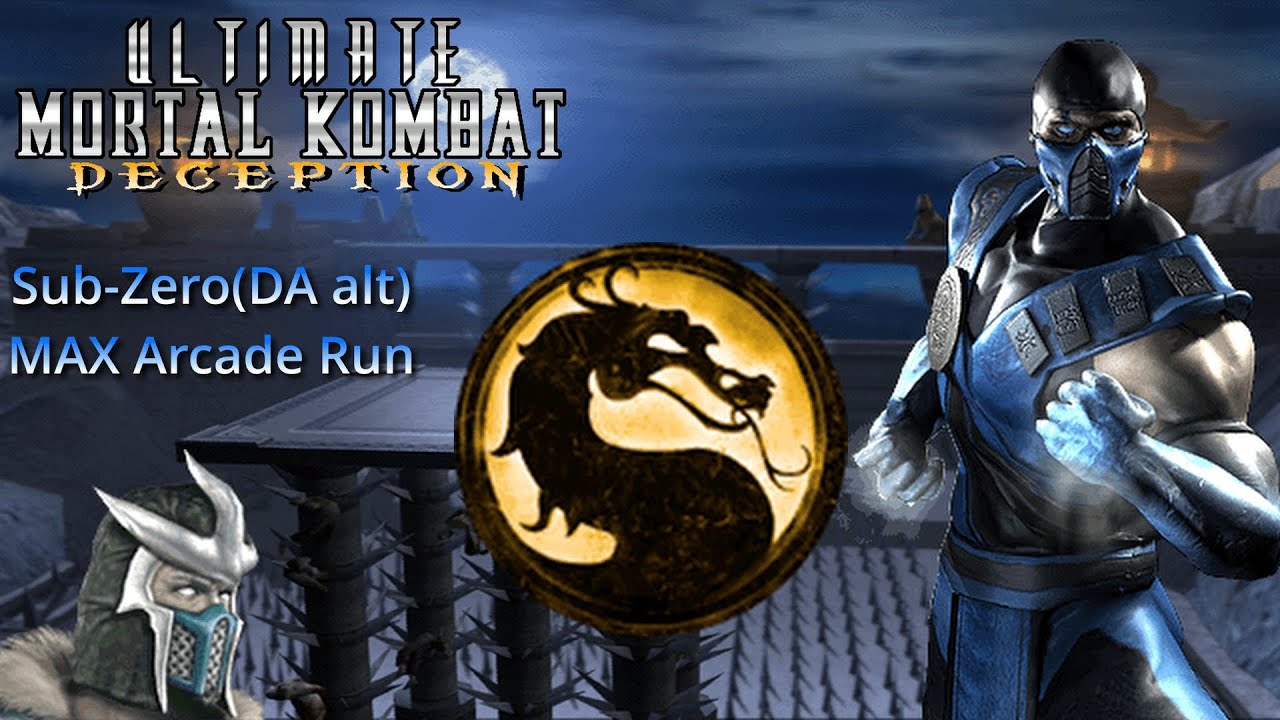 Ultimate Mortal Kombat Deception Sub-zero(DA ALT) MAX arcade run