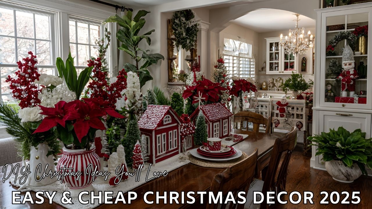 Transform Your Home with 15 Amazing DIY Christmas Decorations 2025! (Easy & Cheap)