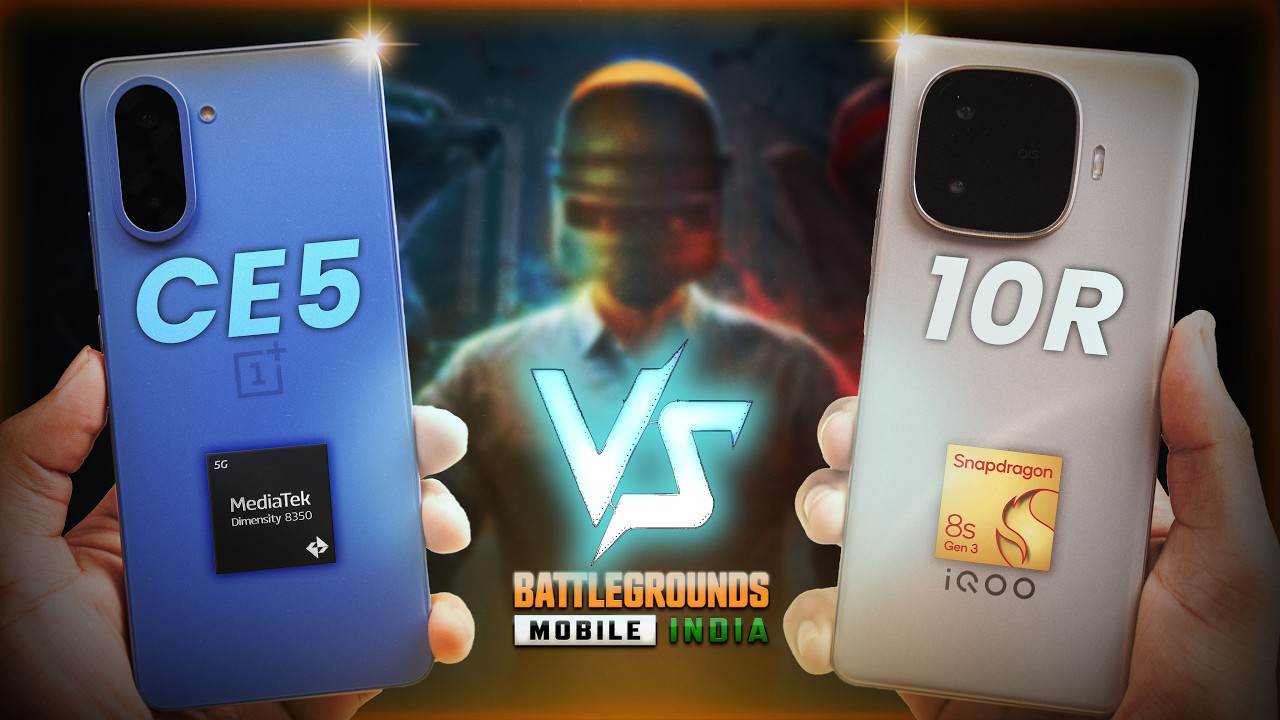 iQOO Neo 10R vs OnePlus Nord CE 5 😱 Gaming Winner Surprise!