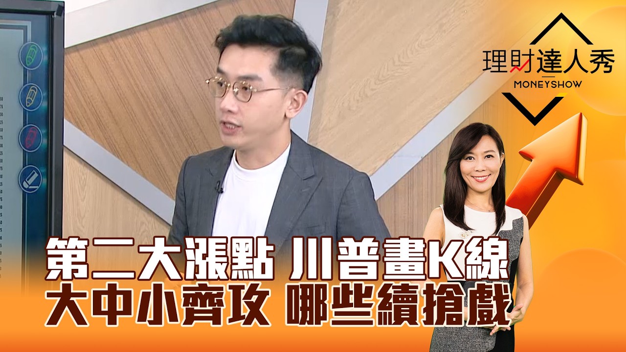 【理財達人秀】第二大漲點 川普畫K線 大中小齊攻 哪些續搶戲｜李兆華、艾綸 2026.04.08 part1