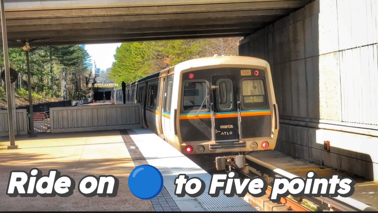 MARTA: Riding a 1984-1988 CQ311 #241 on the 🔵 Line to Five Points