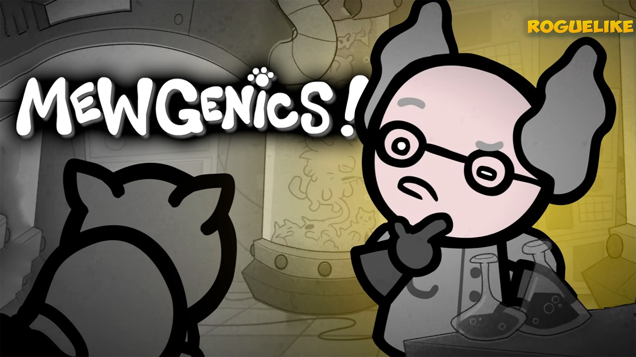 Mewgenics - старт роглайка про котов и их мутации. Смотрим игру на стриме