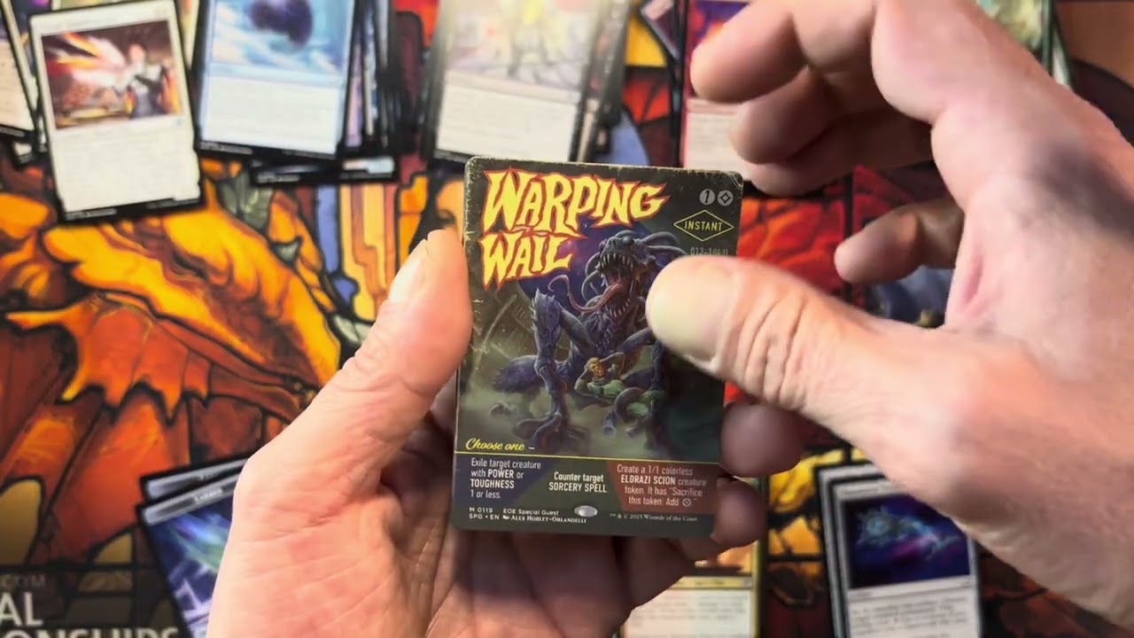 A WHOLE box of Edge of Eternities! The best pulls! Let’s goooo