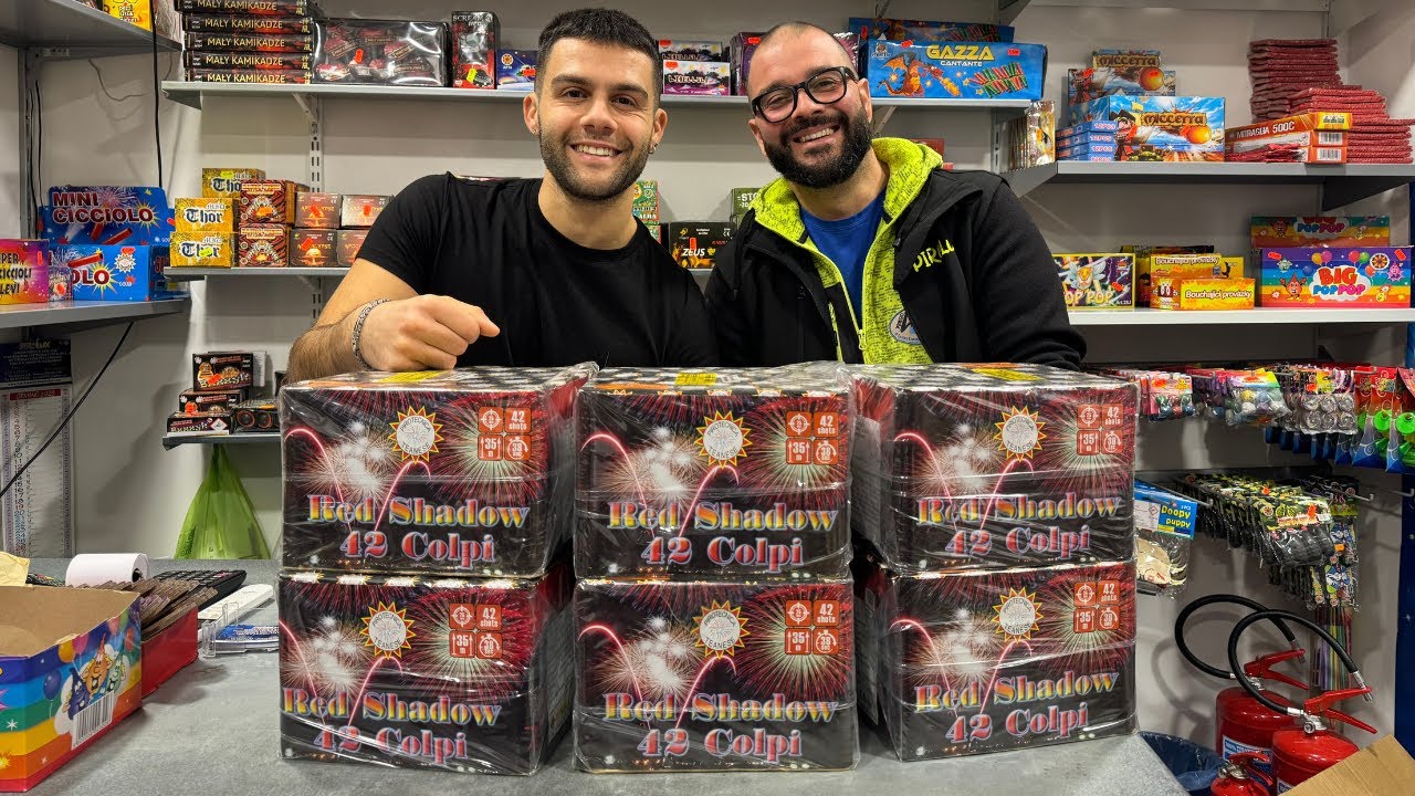 SPARIAMO TUTTO IL CARTONE di batterie Red Shadow da 3kg con Pirolux Nettuno (nuova serie)