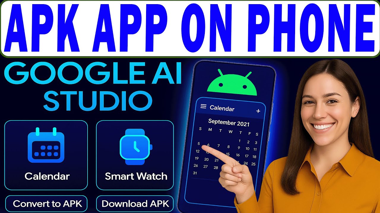 BUILD an ANDROID App ON YOUR PHONE Using Google AI Studio & GET APK (NO PC NEEDED!)