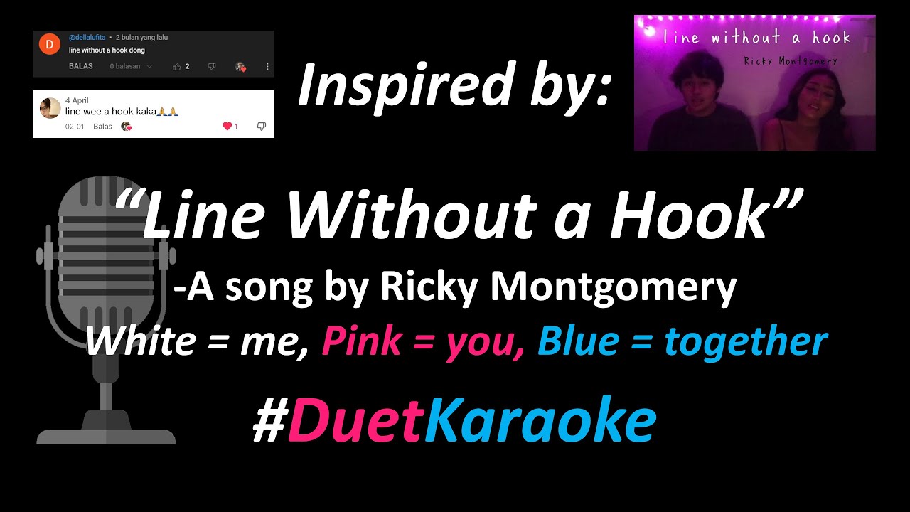 Ricky Montgomery - Line Without a Hook (Duet Karaoke Version) | ib: the cover by Karlo & Alyssa