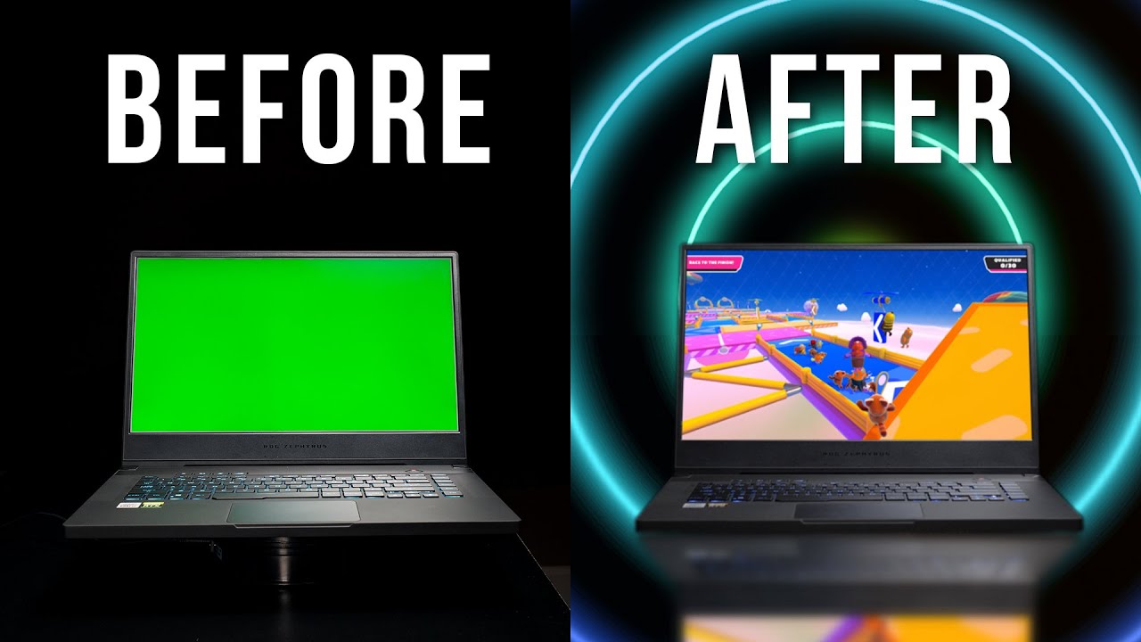 I Made A PROFESSIONAL Laptop Commercial At HOME