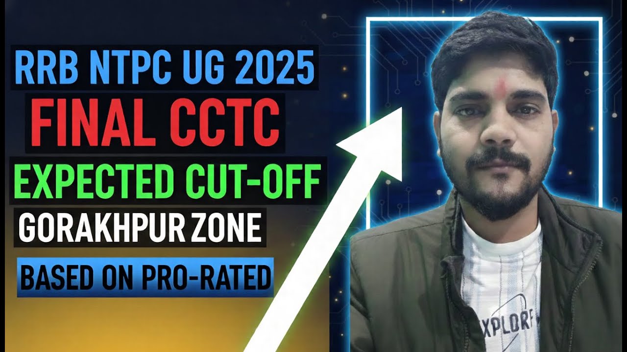 RRB NTPC UG 2025 || FINAL CCTC || EXPECTED CUT-OFF || GORAKHPUR ZONE #rrbntpc2025 #rrbmahwal