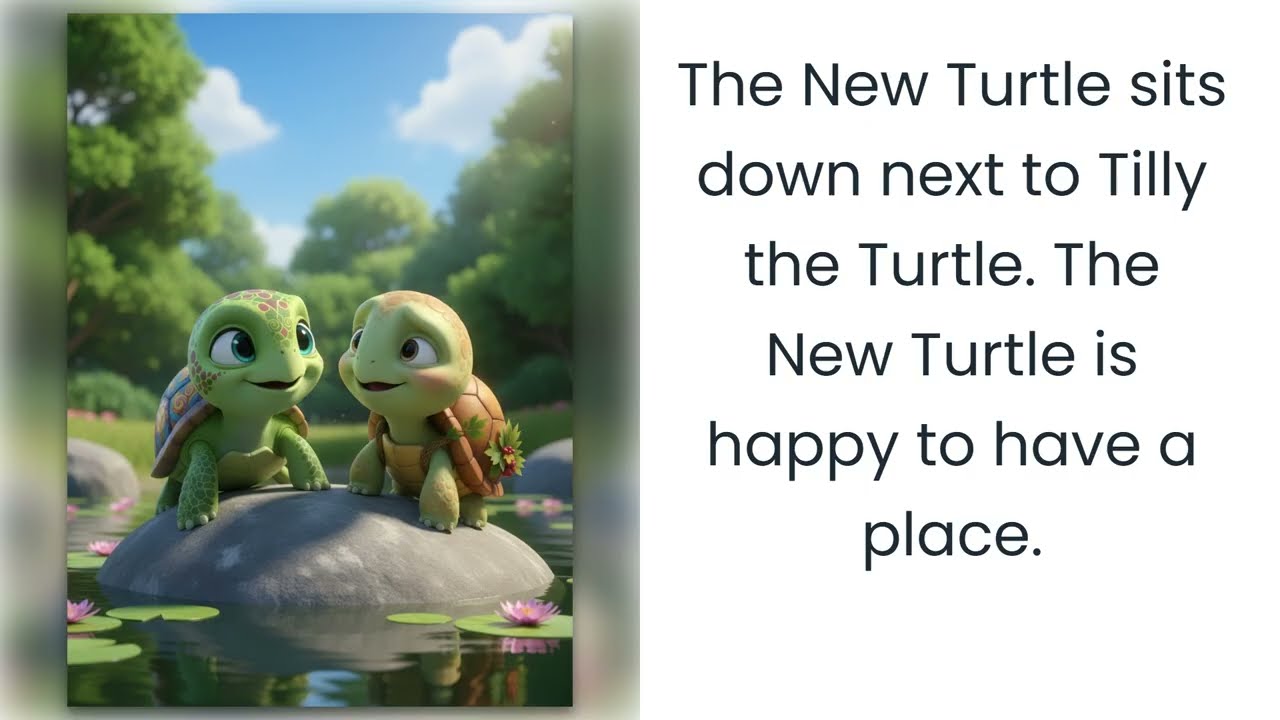 Tilly the Turtle Shared His Space 🐢💙