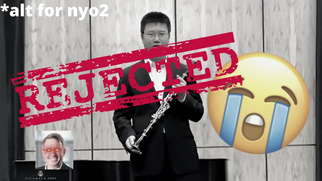 I GOT REJECTED FROM NYO-USA (alt for nyo2) | NYO Clarinet Audition 2022 - Alan Sun