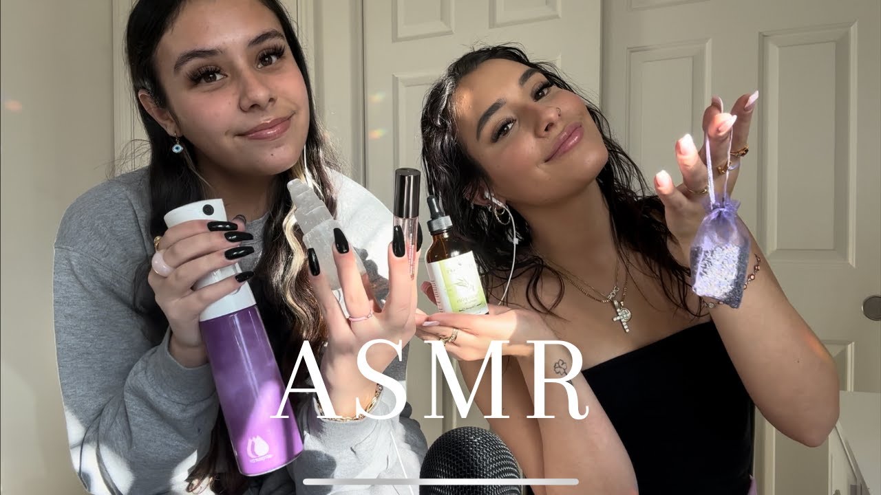 ASMR~ My Sister Tries To Give Me Tingles (Random Triggers)