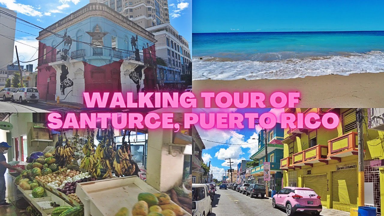 Walking Tour of Santurce, Puerto Rico [Calle Loiza, La Placita, Ocean Park]
