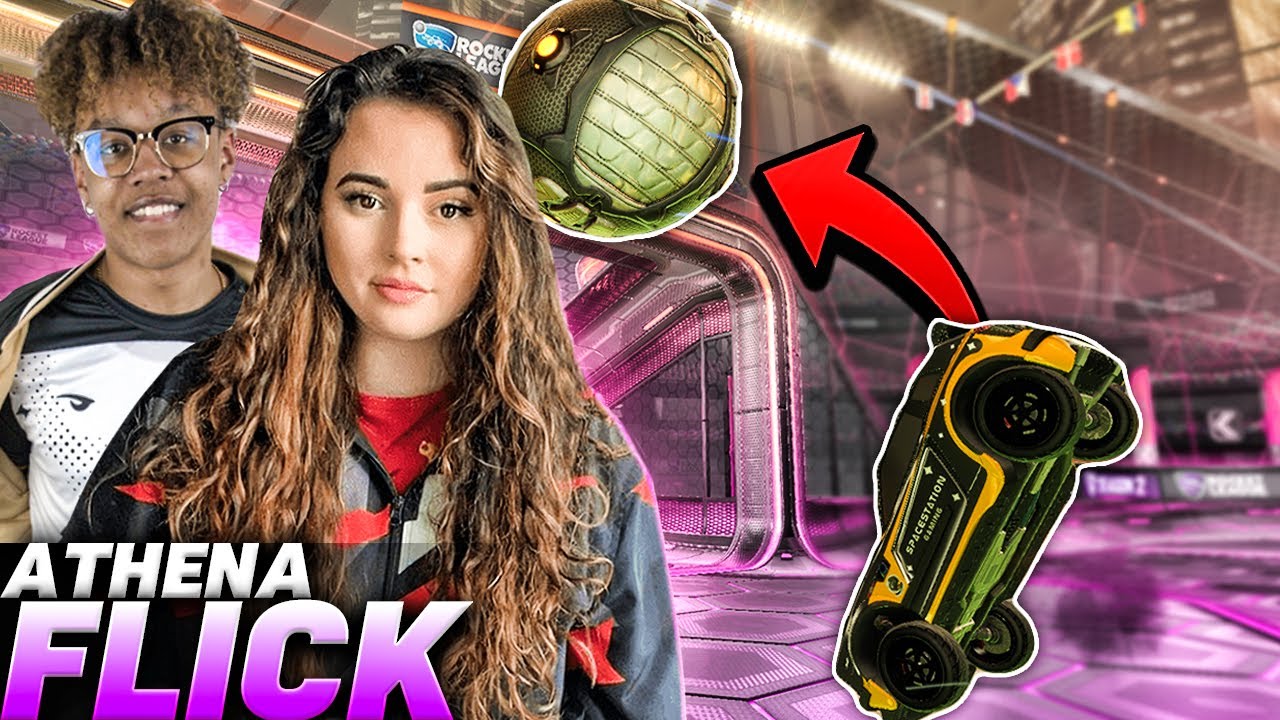 ATHENA TRIED TO TEACH ME THE ATHENA FLICK!!