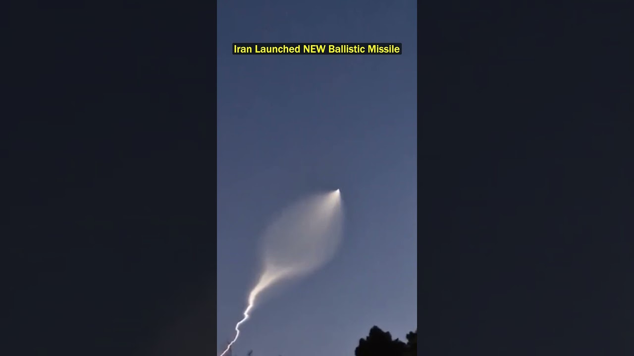 Iran Launched NEW Type of  Ballistic Missile