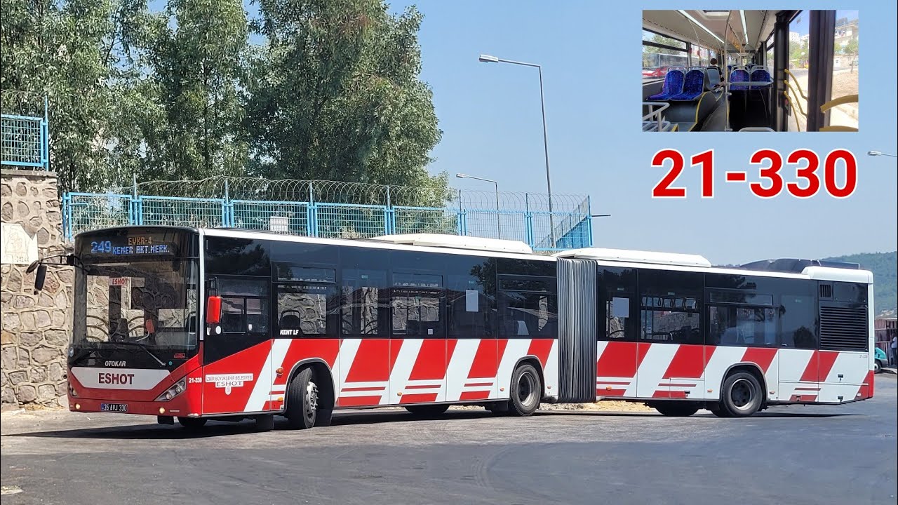 ESHOT 21-330 | Otokar Kent LF Gürültülü Fan | Yokuşta Ford Ecotorq ve Voith DIWA