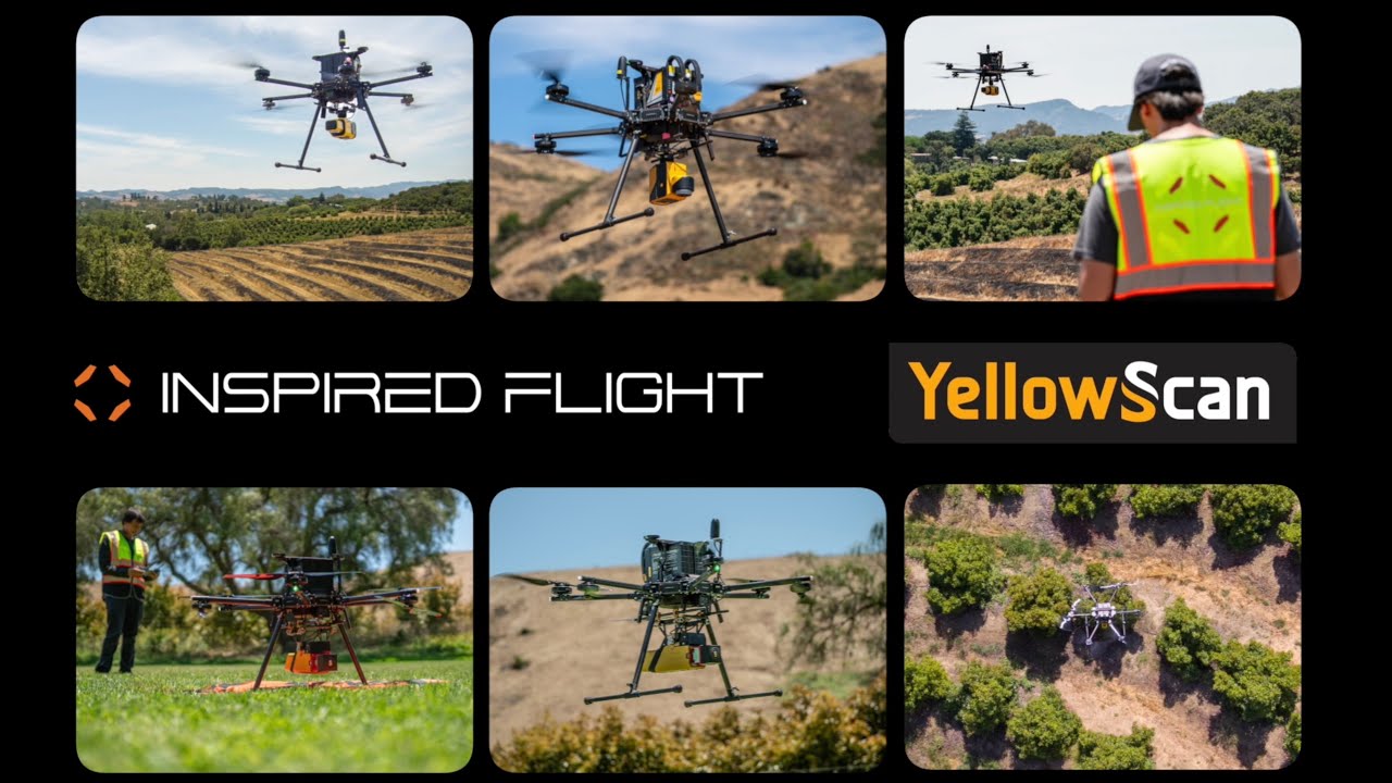 YellowScan x Inspired Flight IF1200A - The Complete LiDAR Solution