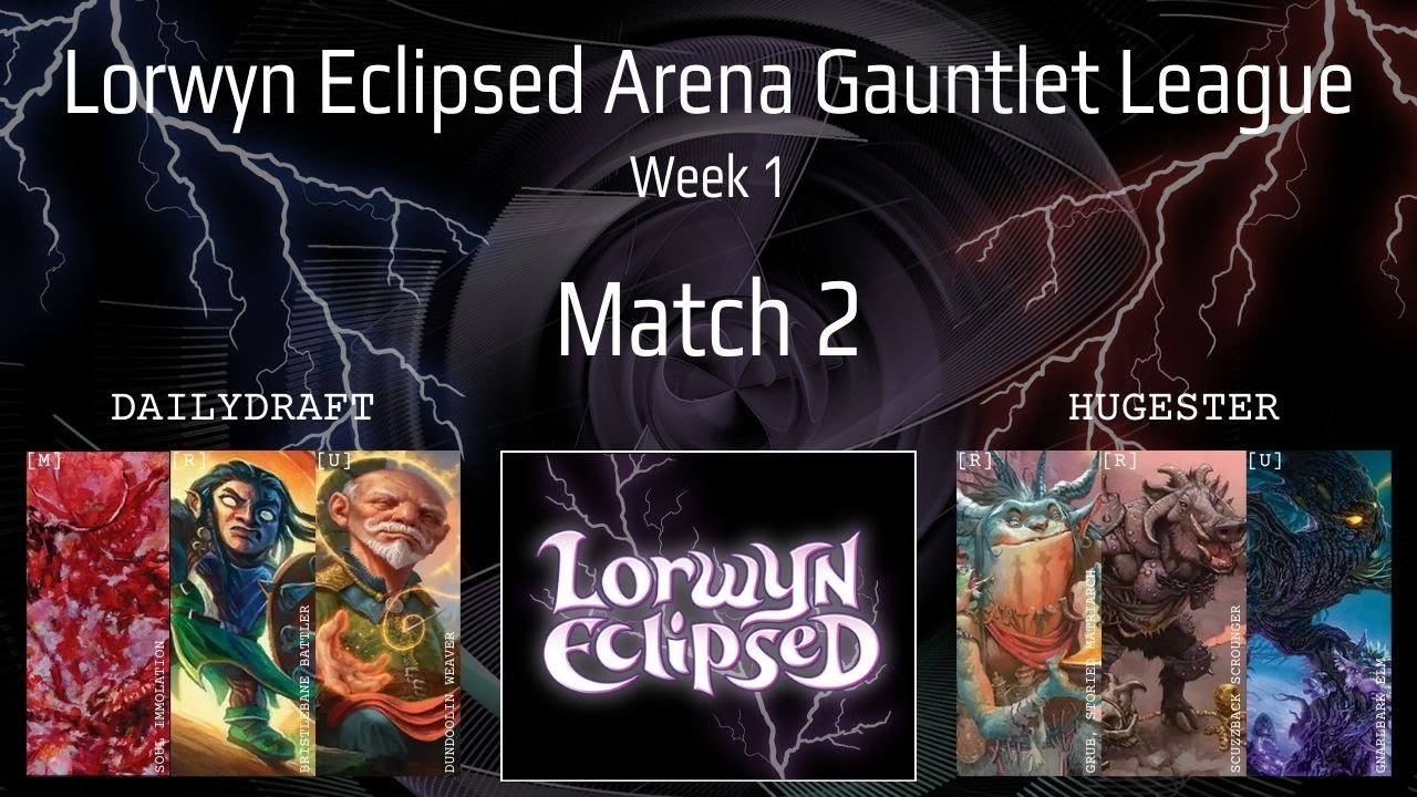 Второй матч лиги против команды Hugester | Lorwyn Eclips Gauntlet League: 1-я неделя