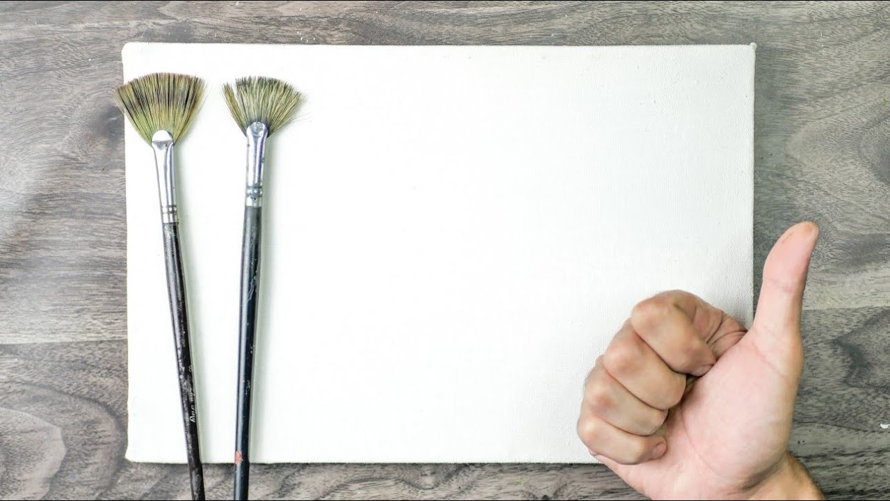 Самый спокойный и красивый пейзаж | Акриловая живопись для начинающих