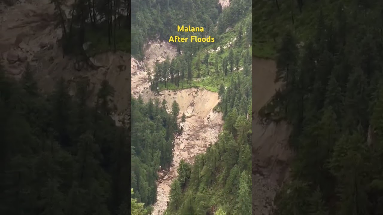 Malana Update, Himachal Floods. DM for Credits Removal #cloudburst #flood #mountains