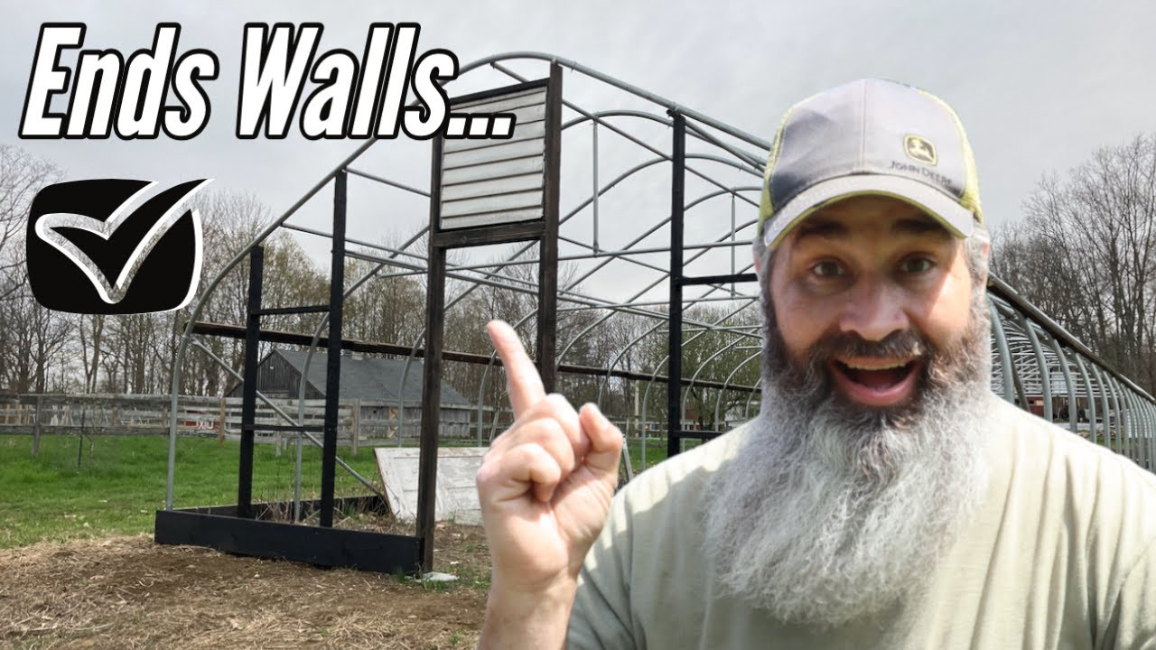 Greenhouse End Wall Framing