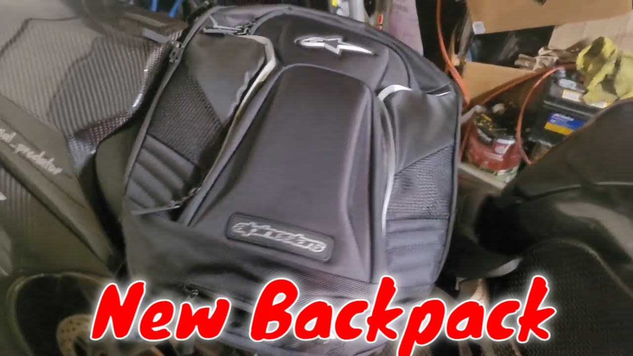 New @alpinestars motorcycle  backpack omg I love this!!!