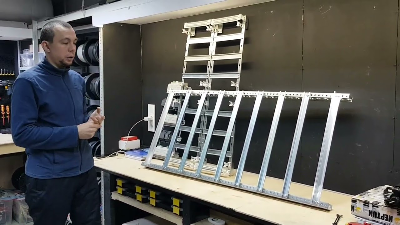 ✅ Самодельная рама из перфорированных профилей для сборки электрощита |Любой размер рамы | Дёшево❗