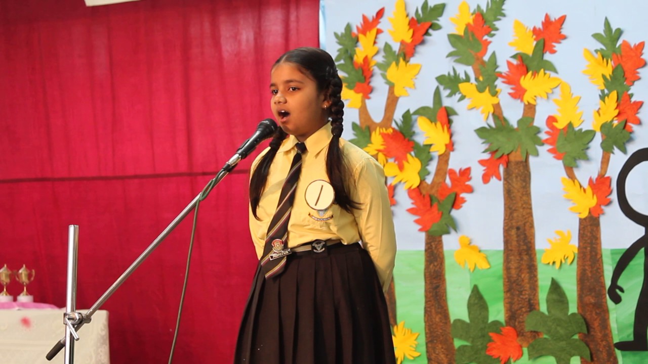 INTER SCHOOL ENGLISH ELOCUTION COMPETITION PART-1