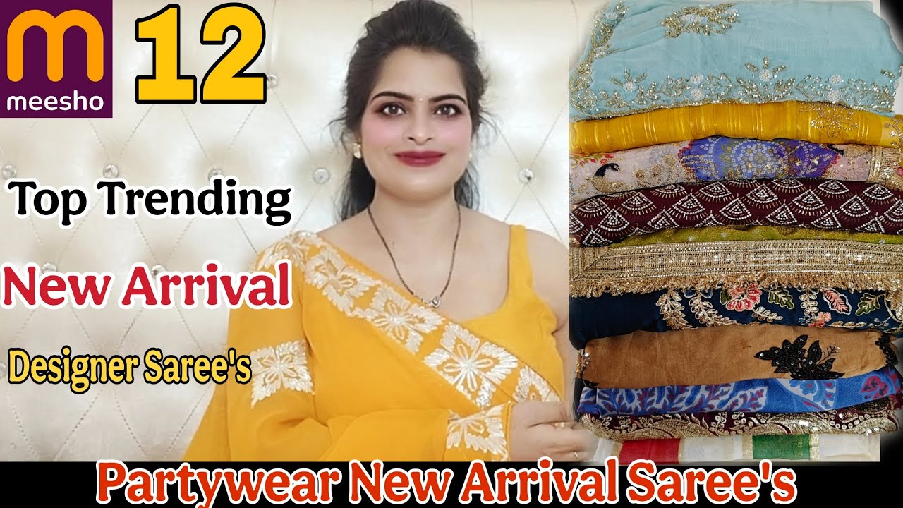 MEESHO New Arrival Saree's starts at Rs. 500/- |silk/fendy/cotton saree collection #sareehaul