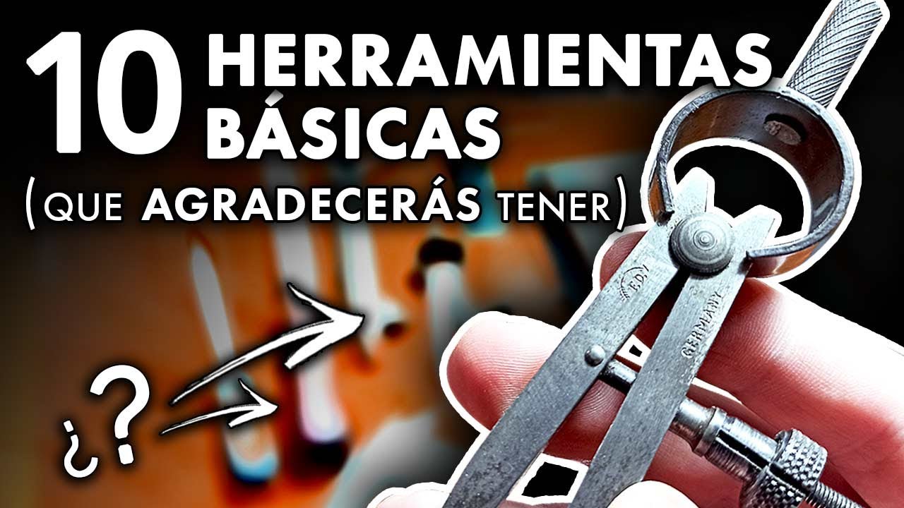 10 HERRAMIENTAS B&Aacute;SICAS para ARTESAN&Iacute;A ✅ (O taller de MANUALIDADES, JOYER&Iacute;A, MODELISMO, DIY...)