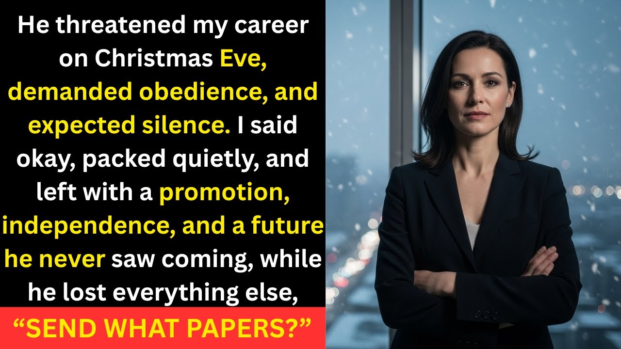 My CEO Husband Gave Me an Ultimatum to Apologize to His Mistress — I Walked Away With a Promotion