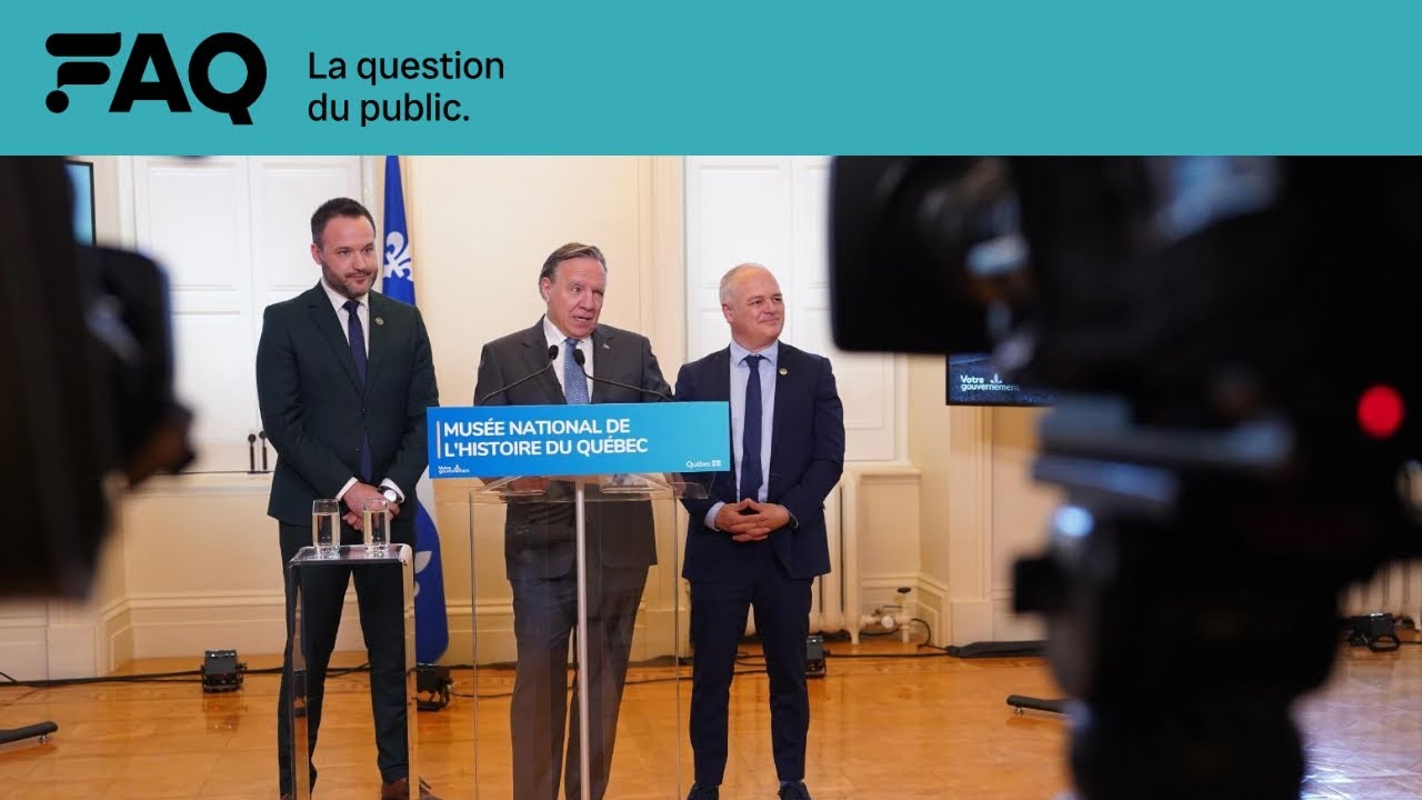 Pourquoi les politiciens sont-ils en groupe derrière le lutrin?
