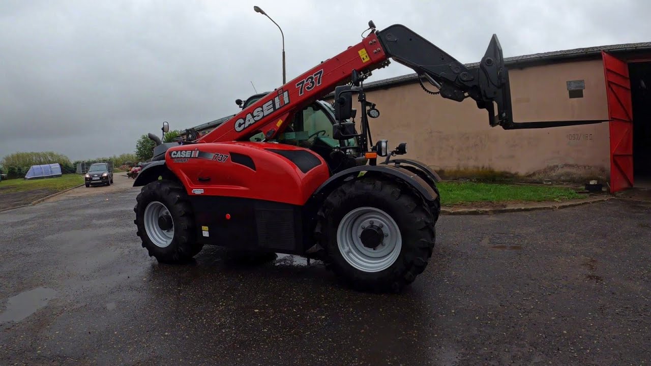 Nowa Ładowarka Przyjechała Na Gospodarstwo - Case 737 Farmlift