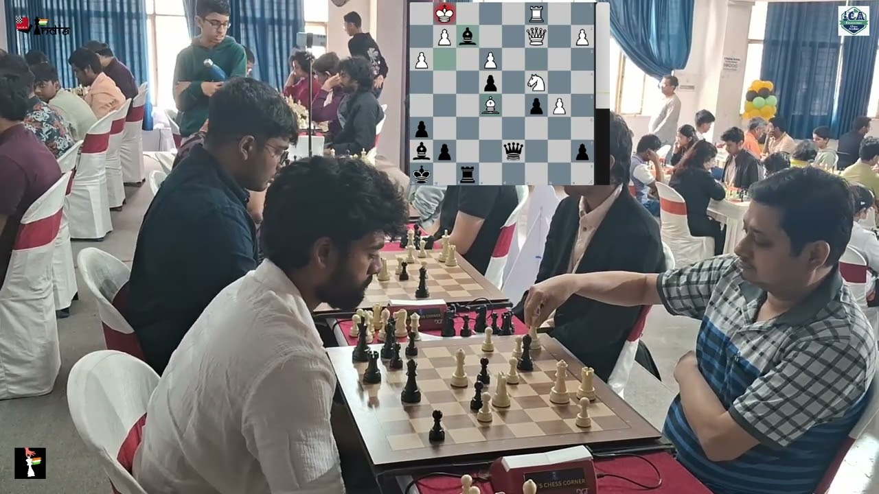 Roy Chowdhury Saptarshi vs Harikrishnan A Ra Chalice Rapid FIDE Rating Chess Tournament