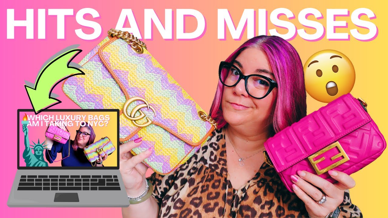 THE LUXURY BAGS I TOOK TO NEW YORK ✈️🗽 | I damaged my Fendi! 😱😭