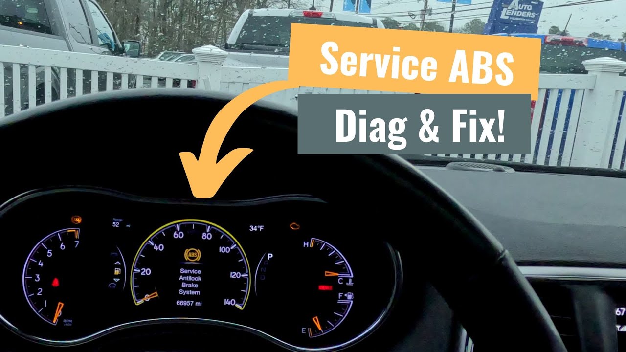 2018 Jeep Grand Cherokee ABS Diag & Repair! Easy Fix!