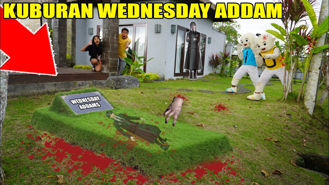 UPlIN MENEMUKAN KUBBURAAN WEDNESDAY ADDAMS DI VILLA ANGKER?!