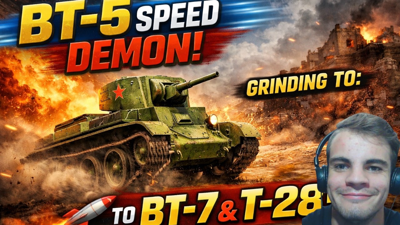 BT-5 SPEED DEMON 💨 Grinding to BT-7 & T-28 | World of Tanks 👑🔥