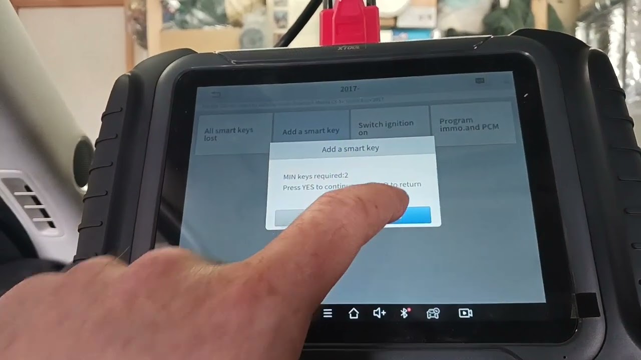 Программирование ключей для Mazda CX5 2021 года (XTOOL D8)