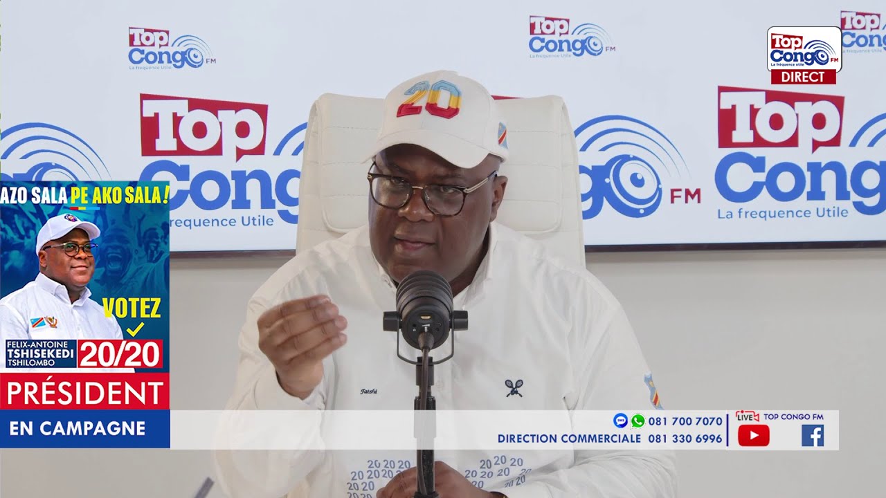 EN CAMPAGNE FELIX TSHISEKEDI CANDIDAT PRESIDENT N°20
