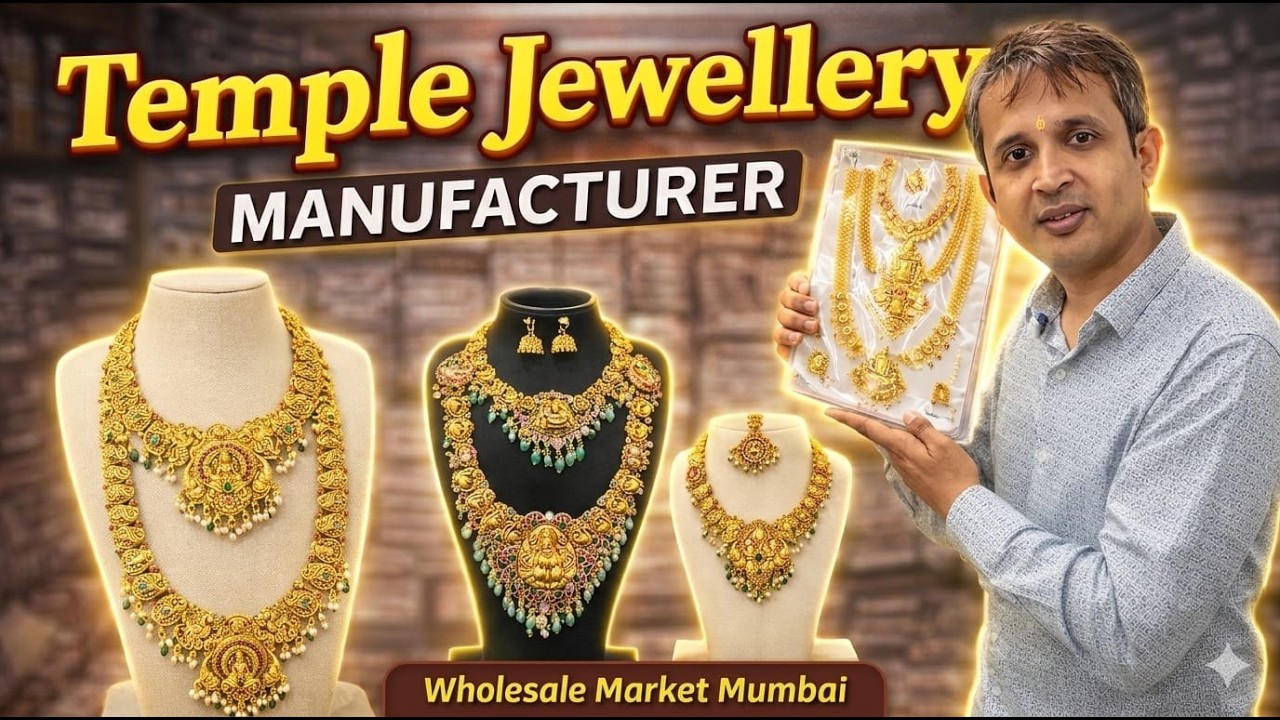 Temple Jewellery Manufacturer Mumbai | South Indian Temple Jewellery Wholesale Market in Mumbai