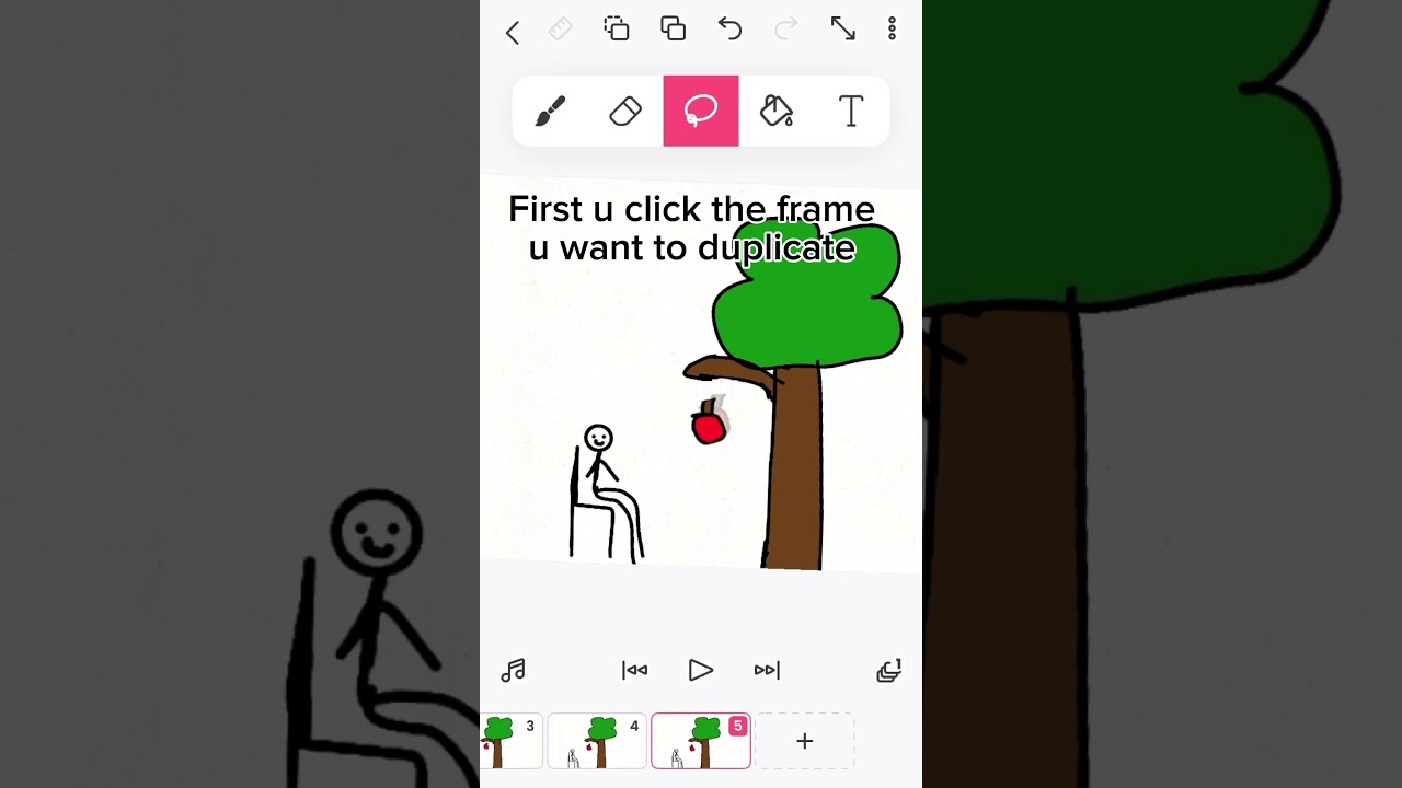 Jak duplikować klatki w FlipaClip #flipaclip #animacja