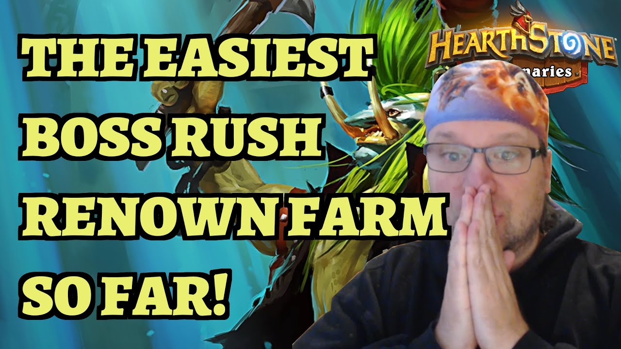 The EASIEST Mythic Boss Rush Renown Farm So Far! Hearthstone Mercenaries